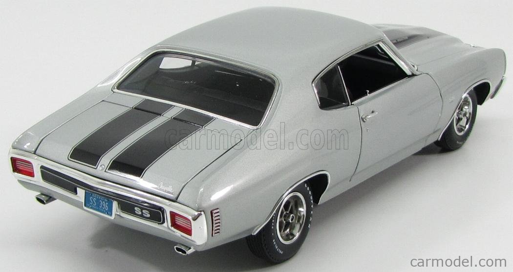 Chevrolet Chevelle SS 396 1968 – Ertl American Muscle 1/18, Noir Toit Blanc, Collection