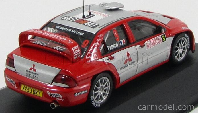 RALLYE ixo diecast 1/43 Mitsubishi Evo WRC Panizzi/Panizzi 2005-RAL031 