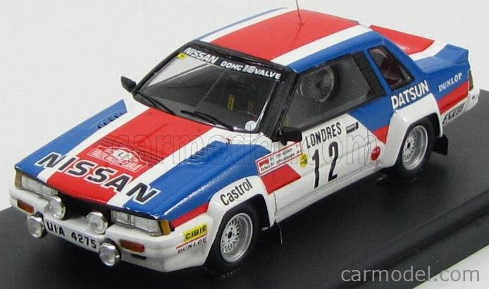 Miniature Nissan 240RS Safari Rally 85 – N° S. Metha – Bizarre 1/43 – Résine