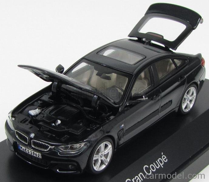 BMW F36 4er Gran Coupe Carbonblack modelcar Kyosho 1:43 