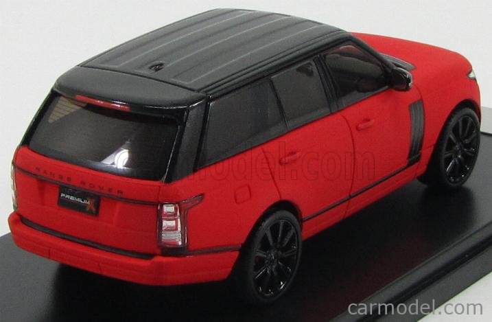 PREMIUM-X PRD405 Scale 1/43 | LAND ROVER RANGE L405 2014 MATT RED BLACK