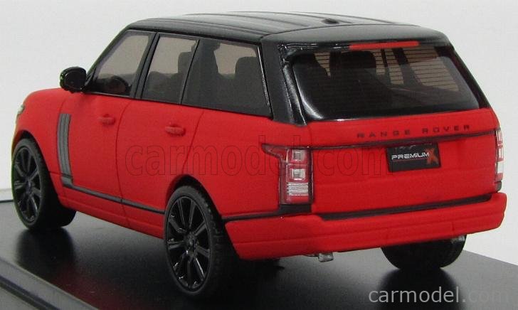 PREMIUM-X PRD405 Scale 1/43 | LAND ROVER RANGE L405 2014 MATT RED BLACK