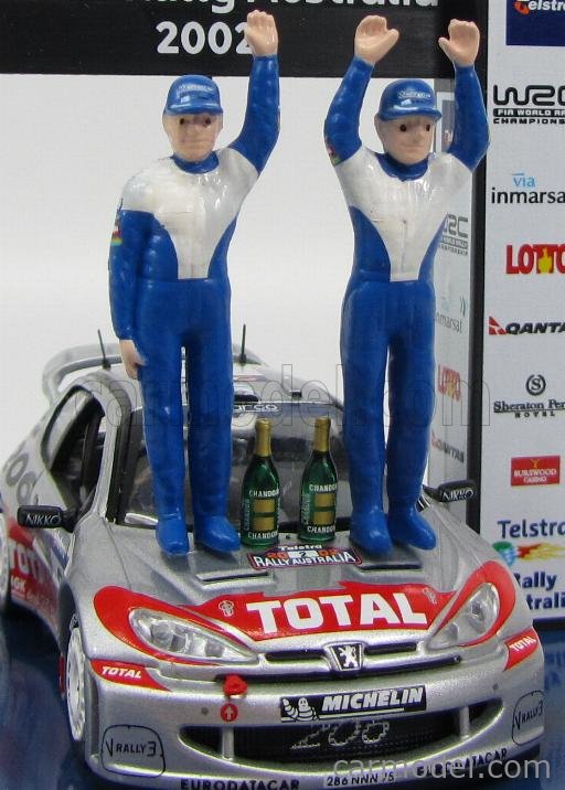 Peugeot 206 WRC 10 2ème Rallye Du Portugal 2000 Gronholm Rautiainen Trofeu Rral67