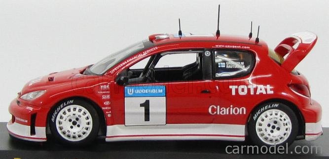 PEUGEOT 206 WRC RALLYE DE SUEDE 2003 GRONHOLM Ixo Ram106 143 1er 4895102303854