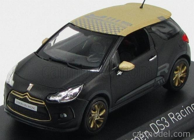 Norev 1/43 Citroën DS3 Racing Black & Gold - Miniature Collection Neuve