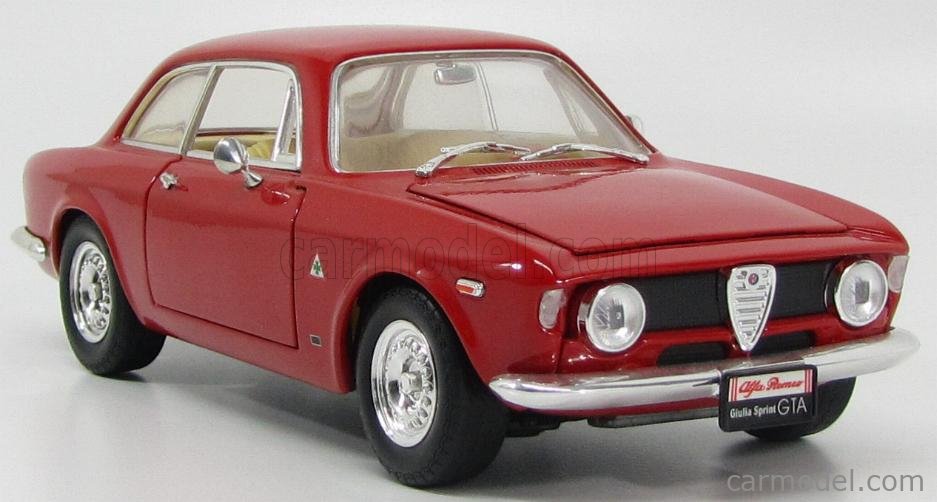ミニカー 1965 ALFA ROMEO GIULIA SPRINT GTA 1/18 EDICOLA / Scale 1/18 | ALFA ROMEO GIULIA SPRINT GTA 1965 BLACK
