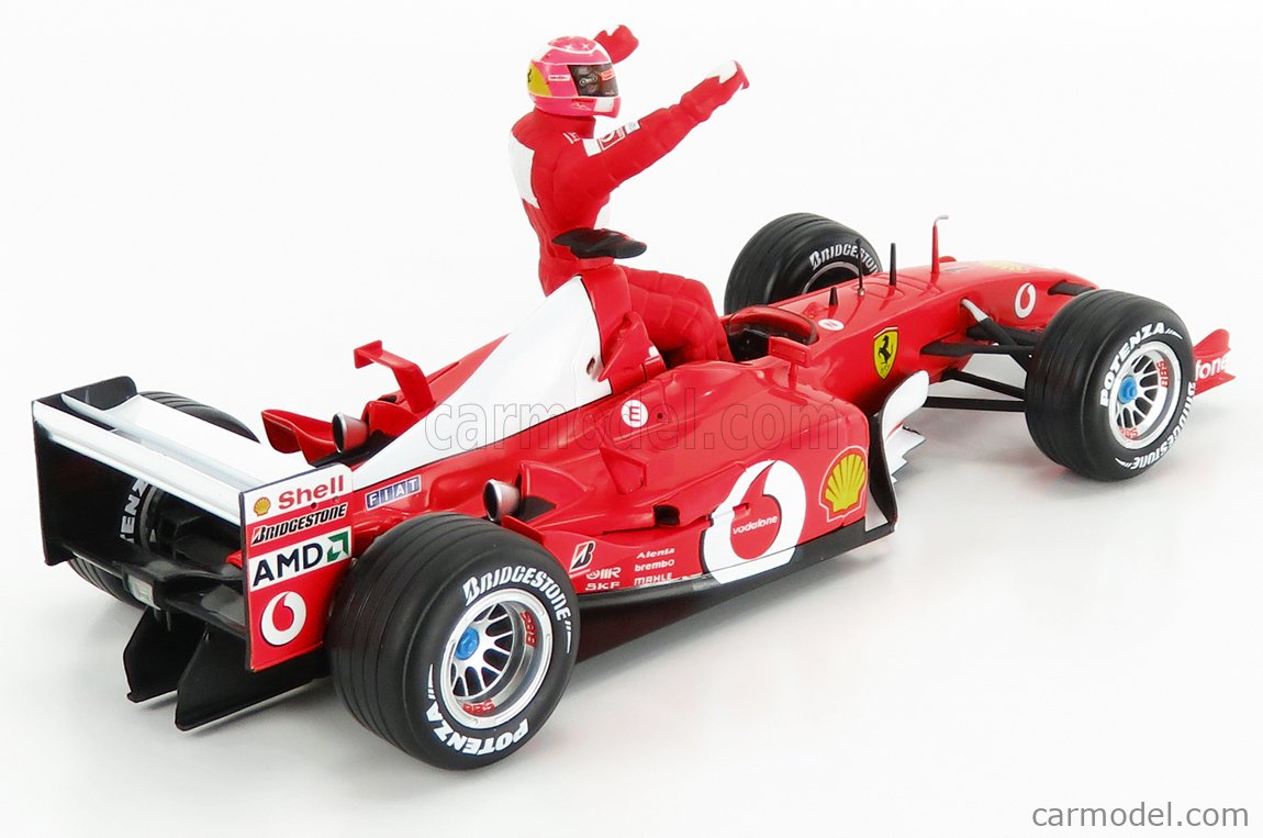 限定 HW 1/18 Ferrari F-2002 #1 Schumacher F1 FERRARI F2002 M.Schumacher 5 x World Champ 2002 1/18 Hot