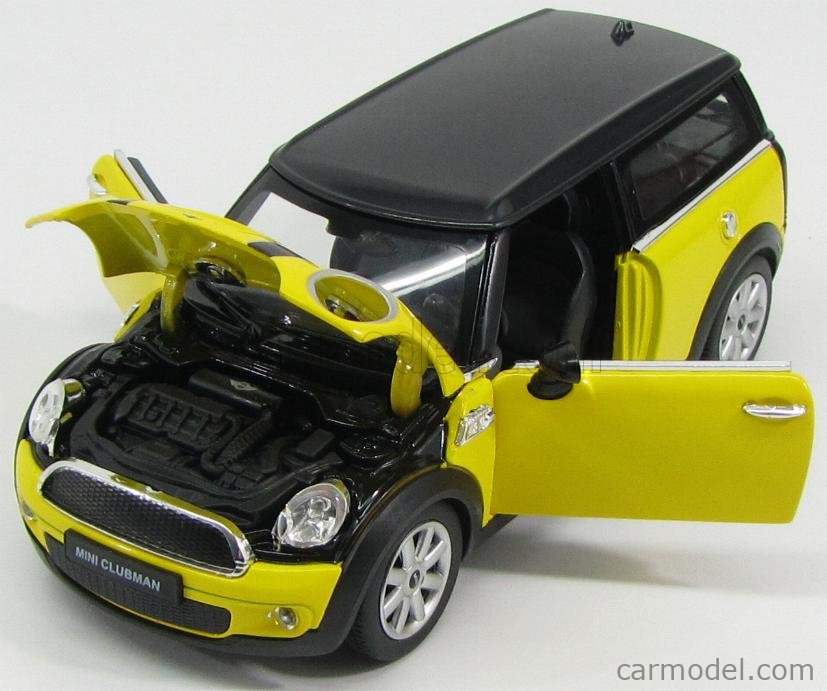 Mini Cooper Clubman 2007 Yellow 1:24 Model RASTAR 