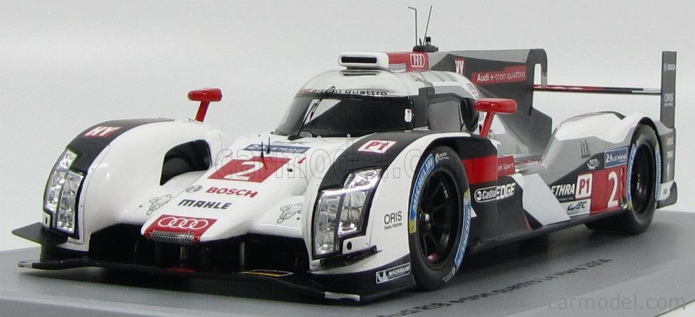 ミニカー Audi R18 e-tron quattro Le Mans '14 1:18 Spark 1:18 Audi R18 e-tron quattro #2 Winner 24h LeMans 2014