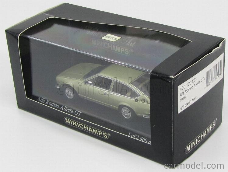 MINICHAMPS 400120121 Scale 1/43 | ALFA ROMEO ALFETTA GTV COUPE 1976 ...