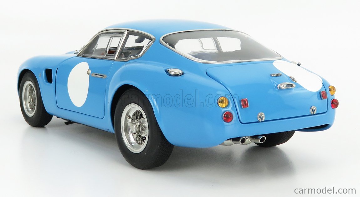 ASTON MARTIN DB4 GT ZAGATO COMPETITION 1961 bleu 1/18 CMC M140 voiture miniature