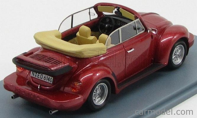 Miniature Voiture Neo 1:43 - VW Käfer Cabriolet (Schult Käfer) - Rouge - Résine - Modèle NEO46140