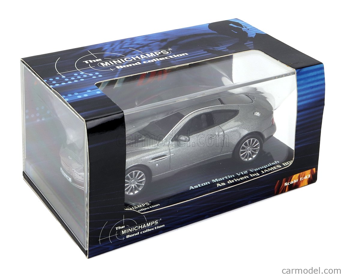 Minichamps 1:43 Bond Collection Silver Aston Martin V12