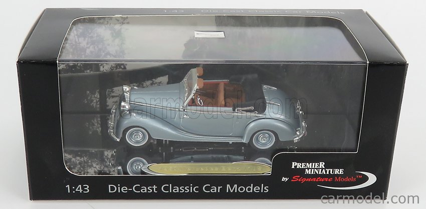 Signature Models 1/43 Mercedes 170S 1950 Bleue – Collection Boîtier Plexi