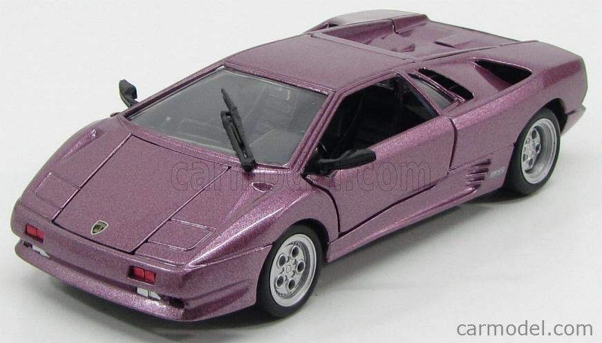 MOTOR-MAX 73201P Scale 1/24 | LAMBORGHINI DIABLO 2001 PURPLE MET