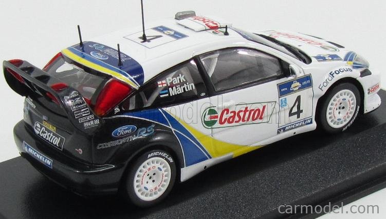 MINICHAMPS 400038374 Scale 1/43 | FORD ENGLAND FOCUS WRC N 4 WINNER ...