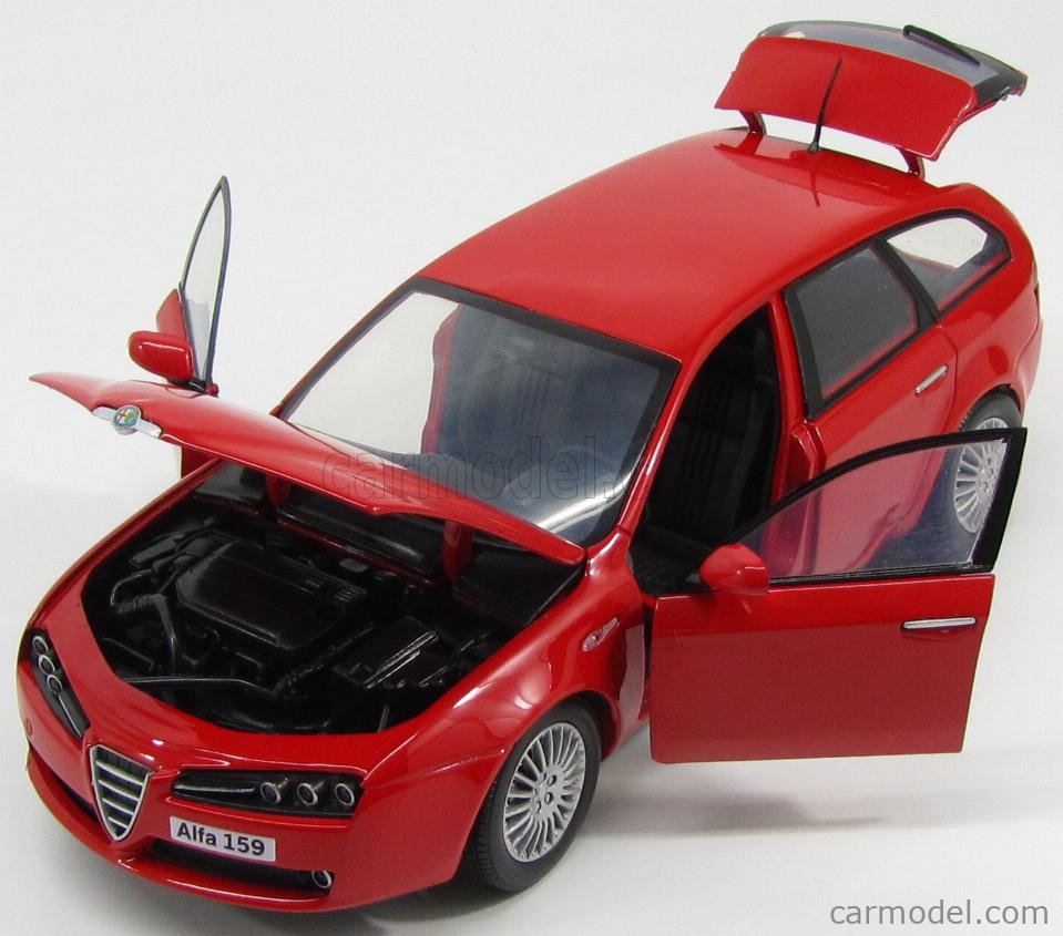 ALFA ROMEO 159 SW RED 1/18 DIECAST CAR MODEL BY MOTORMAX 79166 