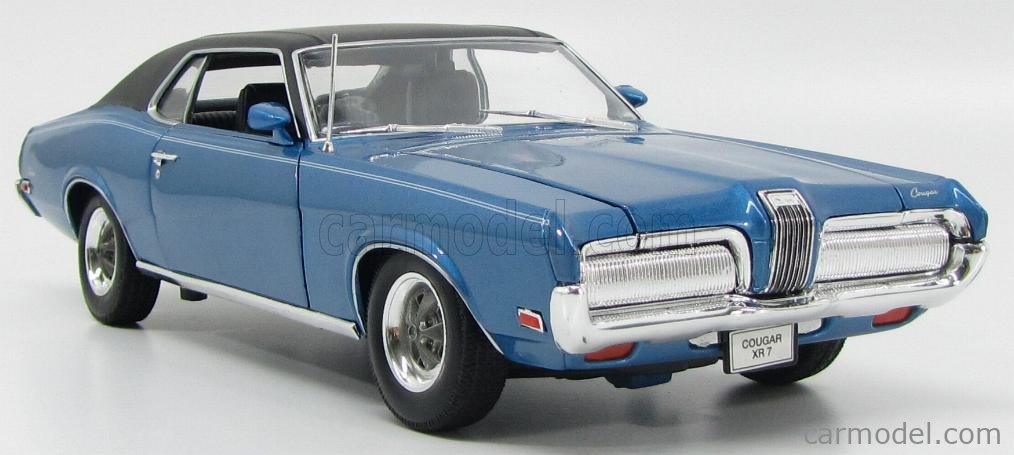 FORD COUGAR Bleu ACTION MINICHAMPS 1:18
