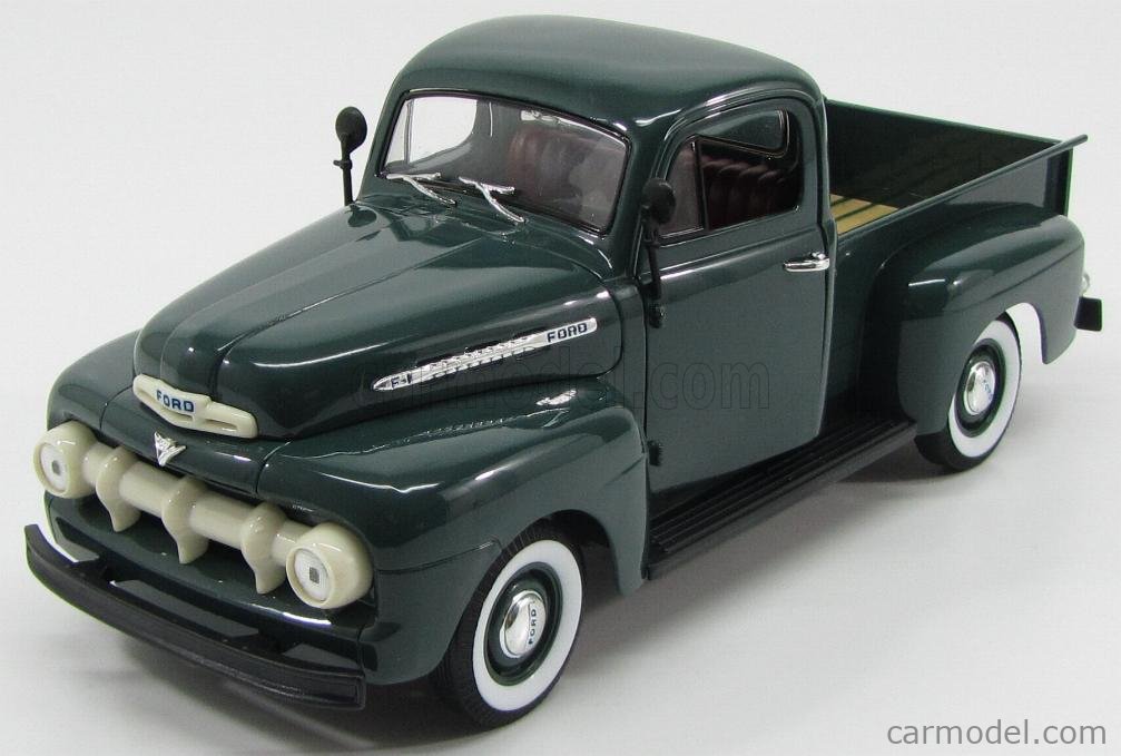 WELLY WE19847GR Scale 1/18 | FORD USA F-1 PICK-UP 1951 GREEN