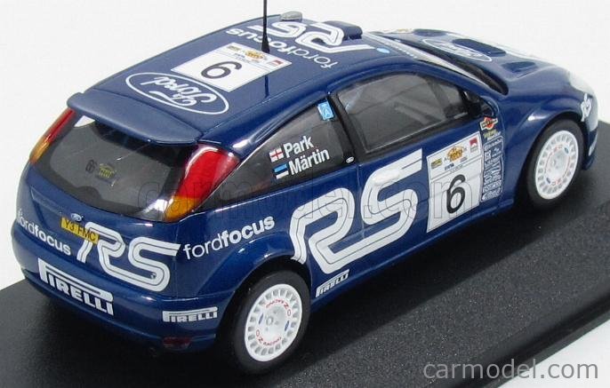 MINICHAMPS 430028906 Scale 1/43 | FORD ENGLAND FOCUS RS WRC N 6 RALLY ...