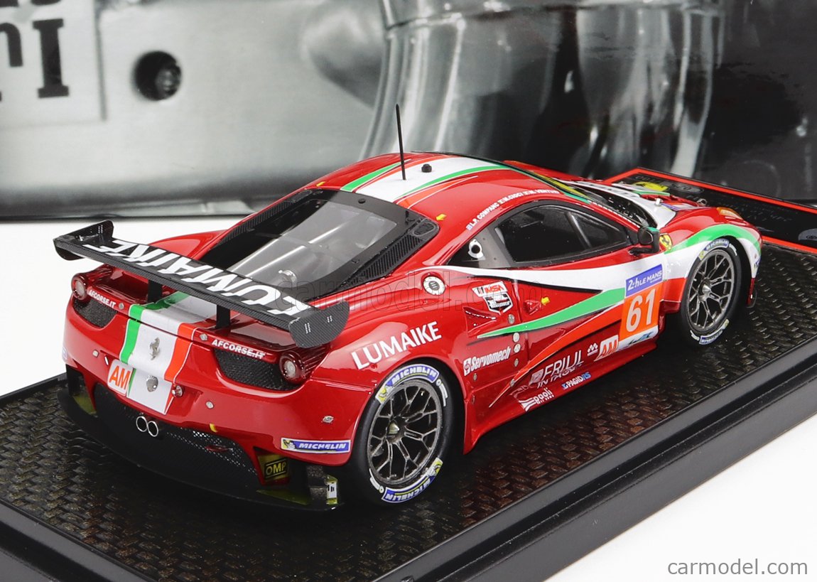 1:43 Looksmart FERRARI 458 Italia Gt2 4.5L V8 Af Corse #61 Le Mans 2014 LSLM06 M