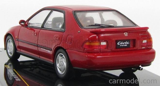 IXO-MODELS MOC179 Scale 1/43 | HONDA CIVIC SIR EG9 4-DOOR 1992 RED