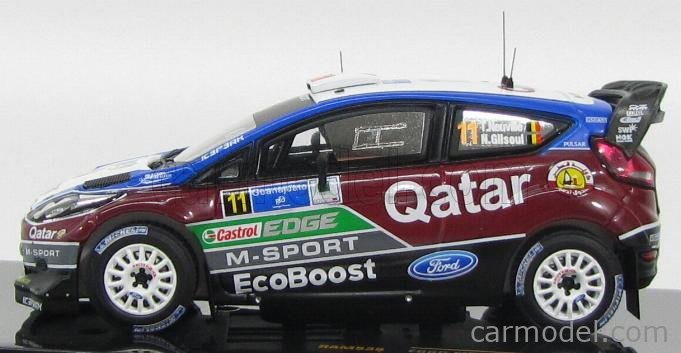 Voiture Miniature Ford Fiesta RS WRC #11 N.Gilsoul - Tour D'Italie 2013 - 1/43 - Neuf