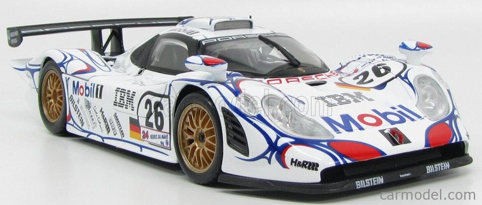 MAISTO 38864 Scale 1/18 | PORSCHE 911 GT1-98 3.2L TURBO TEAM