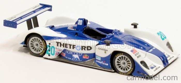 Modèle Réduit SPARK MG LOLA EX257 24h Du Mans 2003 #30 - Échelle 1/43 Sur Plaquette Bois