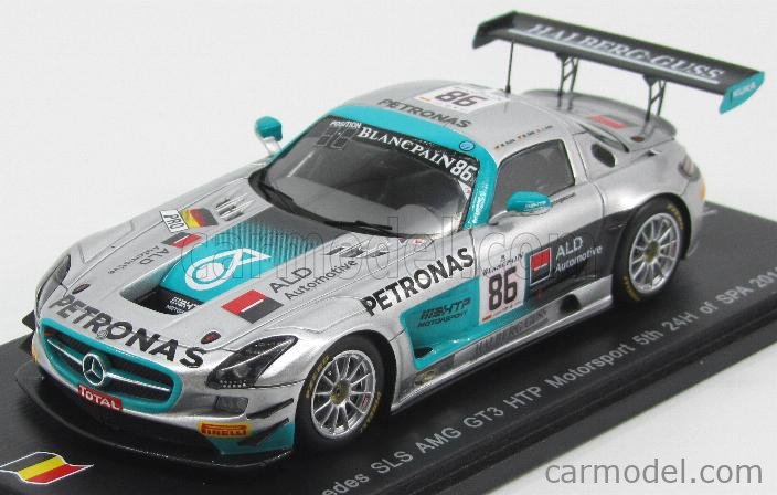 SPARK MODEL SB075 Scale 1 43 MERCEDES BENZ SLS AMG GT3 TEAM HTP