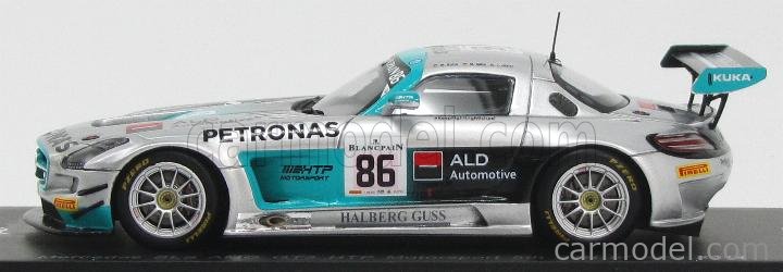 SPARK MODEL SB075 Scale 1 43 MERCEDES BENZ SLS AMG GT3 TEAM HTP