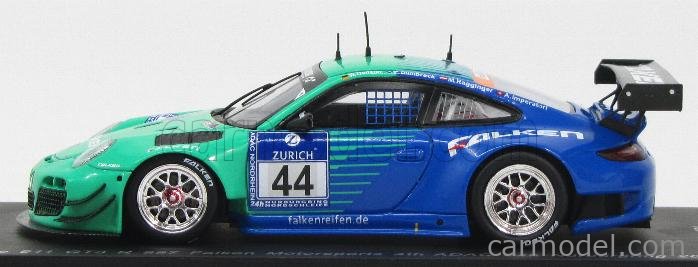 Falken 1:43 Spark Porsche 911 997-2 Gt3 R Falken Motorsport #44 Nurburgring 2014 SG131 