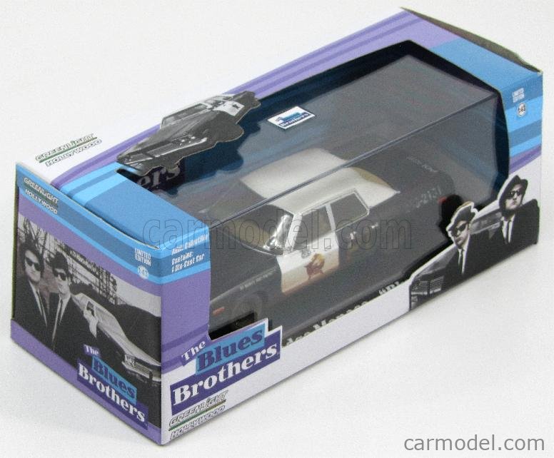 ミニカー GreenLight 1974 DodgeMonaco Bluesmobile Greenlight Hollywood Series - 1974 Dodge Monaco Bluesmobile