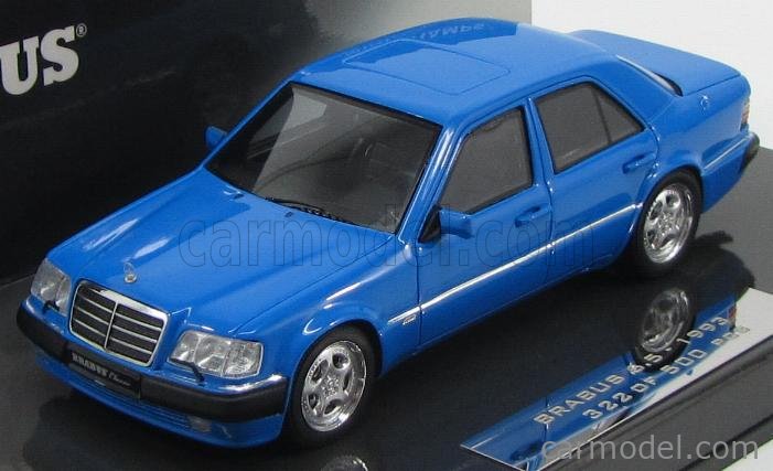 Mercedes W124 Brabus 500E E65 blau Modellauto437032502 Minichamps 1:43 