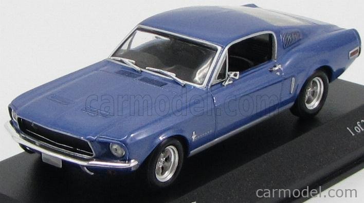 MINICHAMPS 400082021 Scale 1/43 | FORD USA MUSTANG 1968 BLUE MET