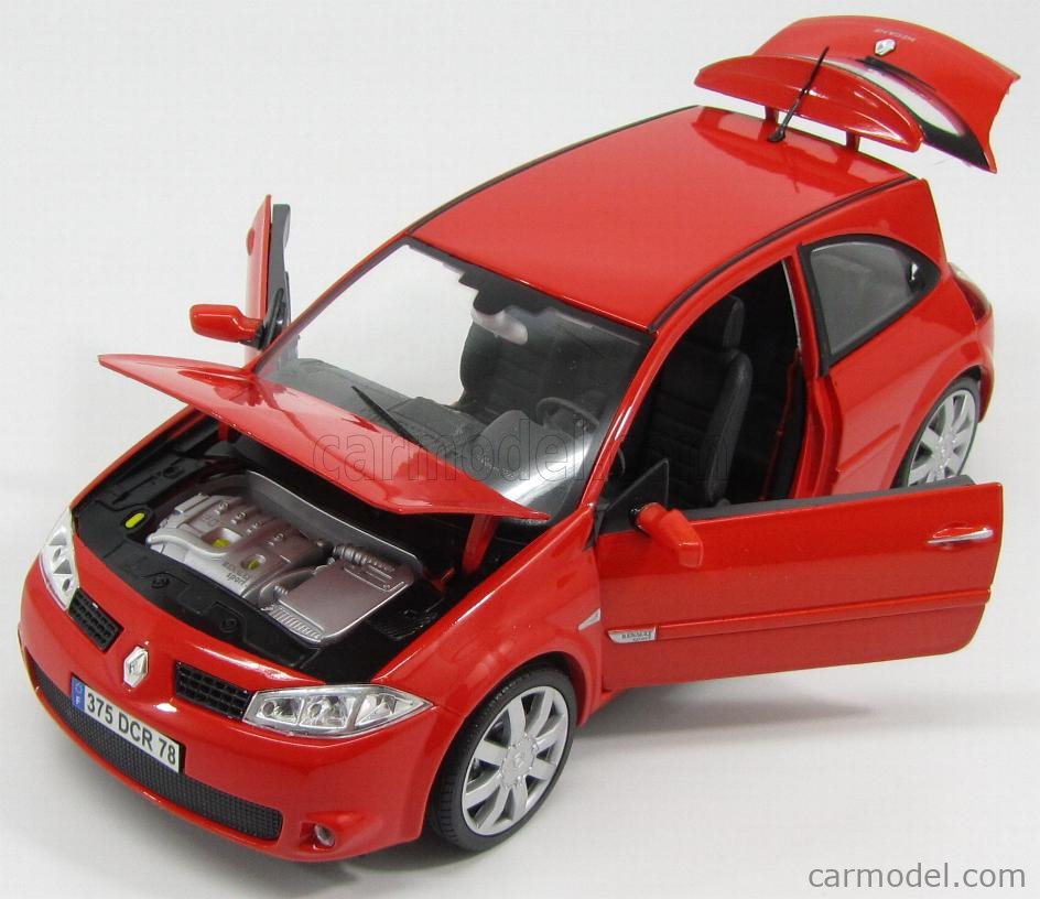 Voiture Miniature Renault Mégane Scenic - Marque Burago à L'échelle 1:32 - Occasion - Pour Collection Ou Jouet