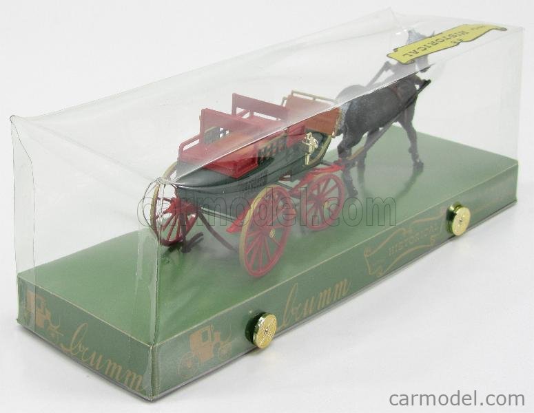 1/43 Calèche spyder de Georges Sand 1840 proche Neuf Brumm