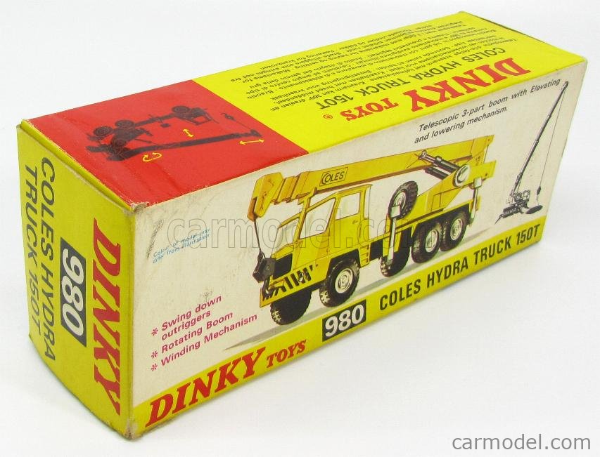 DINKY ENGLAND 980 Scale 1/43 | COLES HYDRA TRUCK 150T TELESCOPIC 3