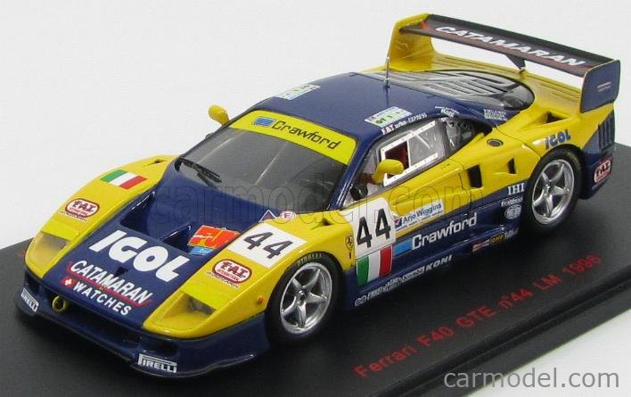 FERRARI - F40 GTE 3.5L TURBO V8 TEAM ENNEA SRL IGOL N 44 24h LE MANS 1996  L.DELLA NOCE - A.OLOFSSON - C.ROSENBLAD