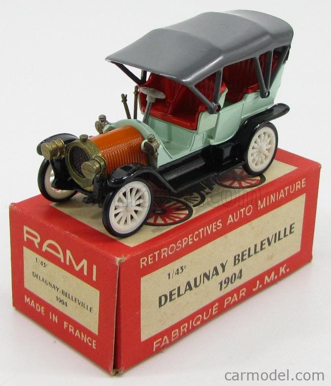 Delaunay Belleville 1904 - RAMI Collection manufactured by JMK – 1/43