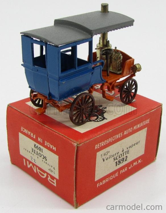 897H Rami JMK 22 Voiture à Vapeur Scotte 1892 Made in France Variante 2 1:43