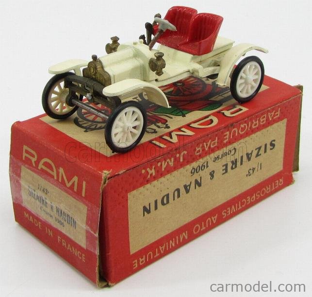 Sizaire et Naudin course de 1906 - Collection RAMI fabriqué