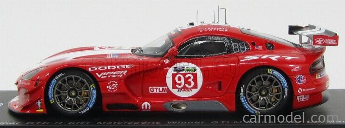 安い在庫あ新品 1/43 スパーク SRT Viper GTS-R SRT Motorsports No.93 Winner GTLM Lone Star Le Mans 2014 レーシングカー
