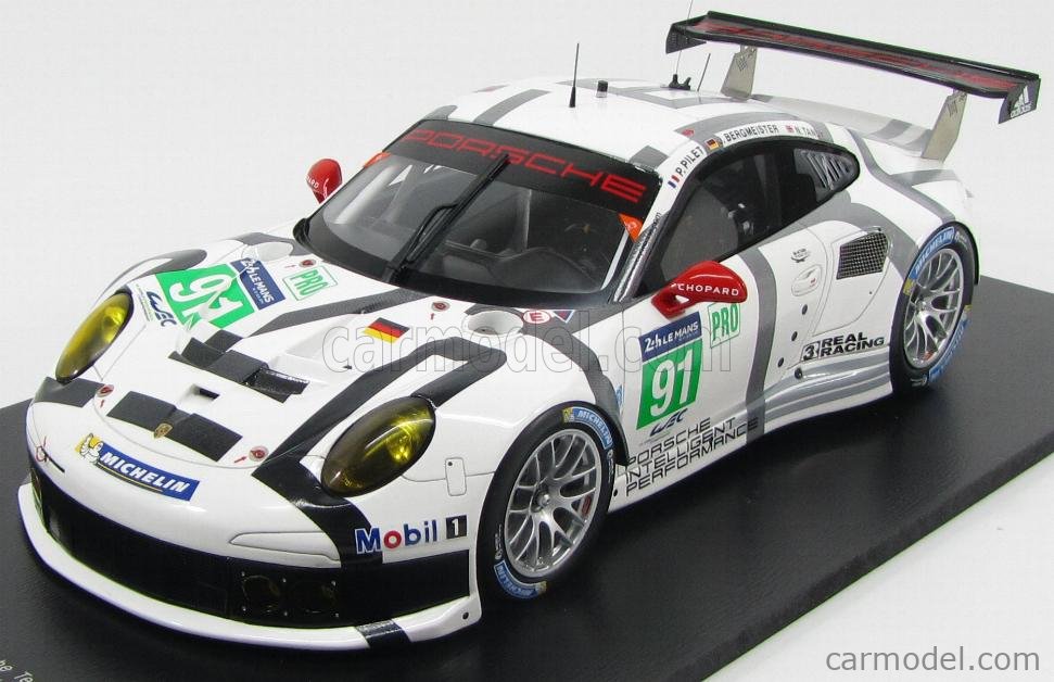 SPARK-MODEL 18S147 Scale 1/18 | PORSCHE 911 991 RSR 4.0L TEAM PORSCHE ...