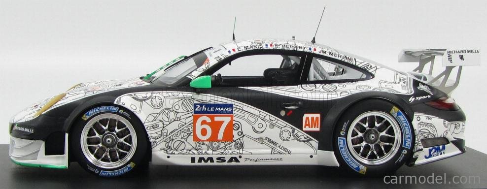 Spark 1/43 Porsche 911 GT3-RSR N°76 Le Mans 2014 - Hallyday Armindo - IMSA