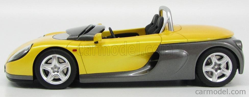 OTTO-MOBILE OT161 Scale 1/18 | RENAULT SPIDER 1996 SPORT YELLOW