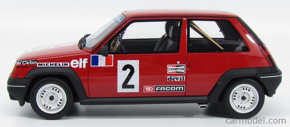 OTTO-MOBILE OT579 Scale 1/18 | RENAULT 5 GT TURBO COUPE N 2 1985 