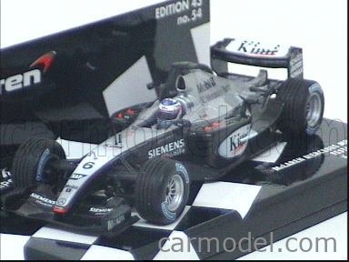 MINICHAMPS 1/18 McLaren MP4-18 F1 2003 – Wurz – Maquette De Collection (sans Boîte)