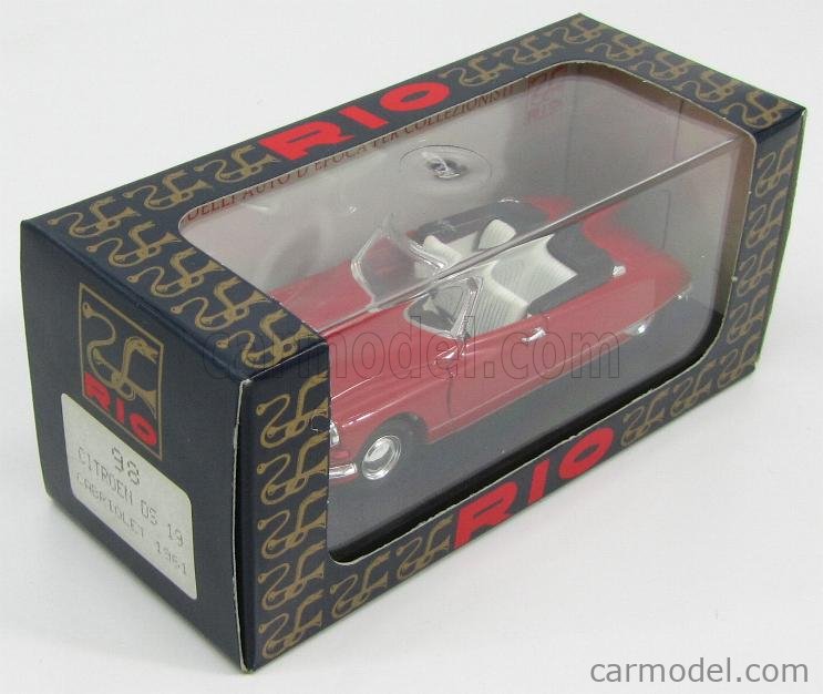 Miniature 1/43 Rio – Citroën DS19 N°44 – Vainqueur Tour De Corse 1961 – Trautmann