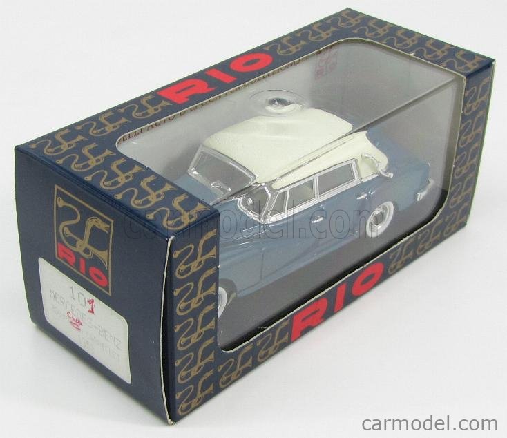 RIO-MODELS 101 Scale 1/43 | MERCEDES BENZ 300D CABRIOLET CLOSED 1958 ...